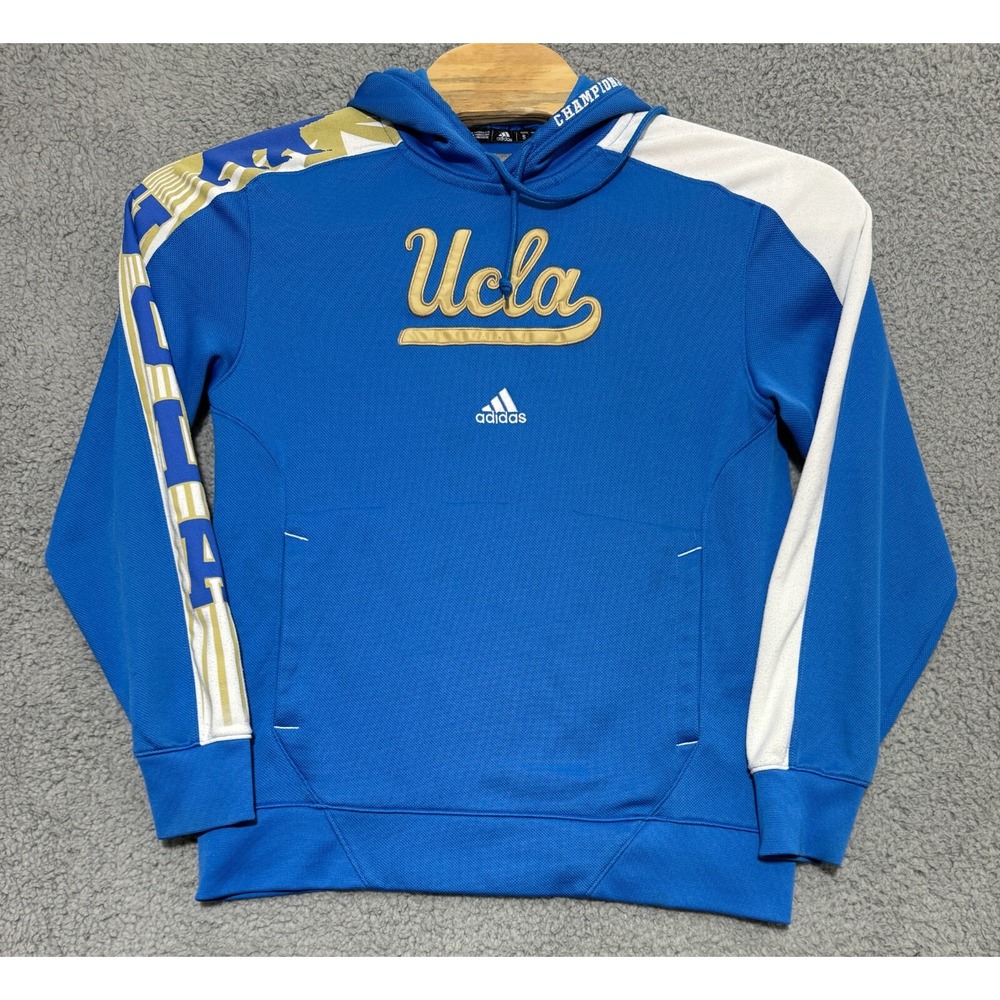 adidas Climawarm UCLA Bruins Pullover Hoodie Mens Small